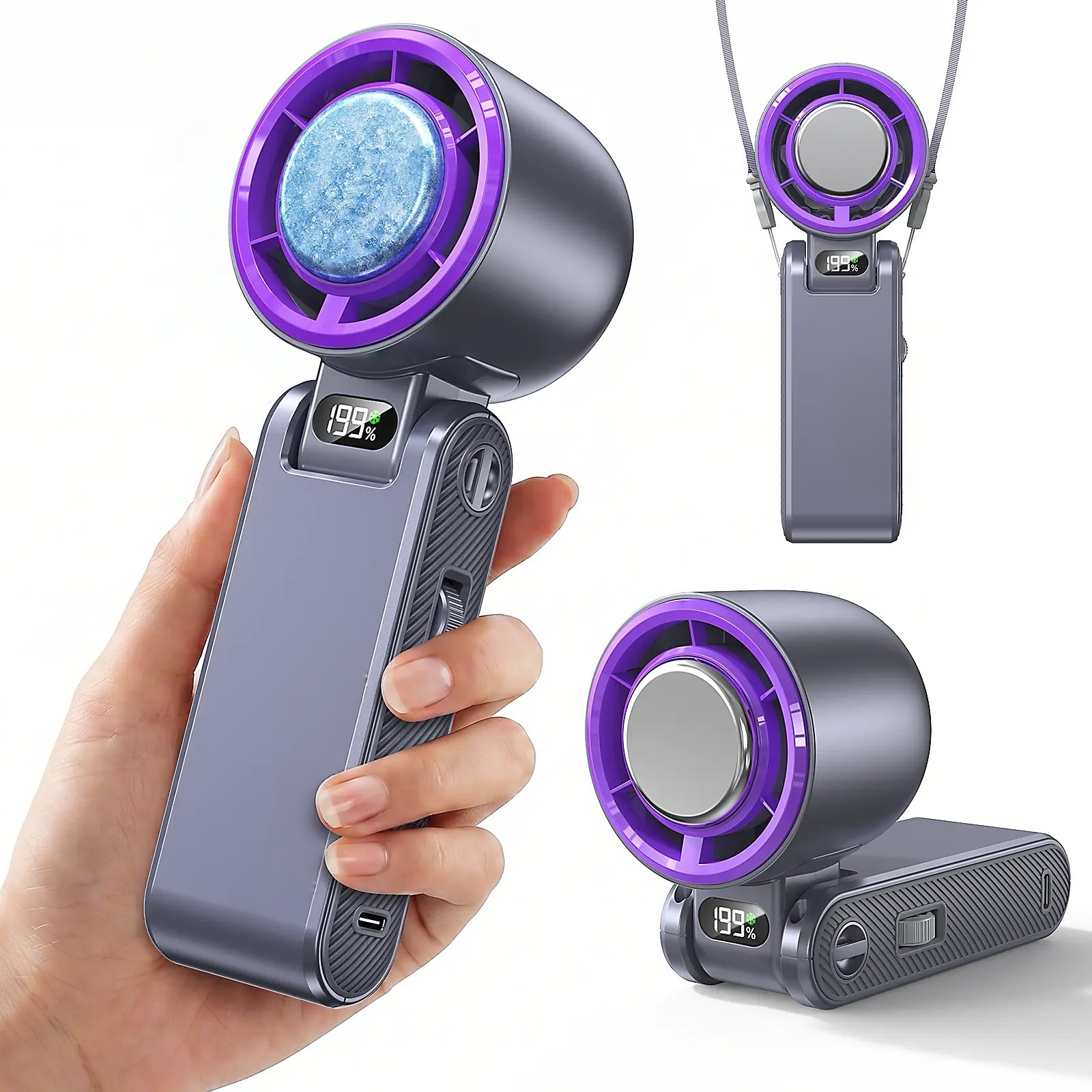 Portable fan Handheld High Speed Fan, Foldable